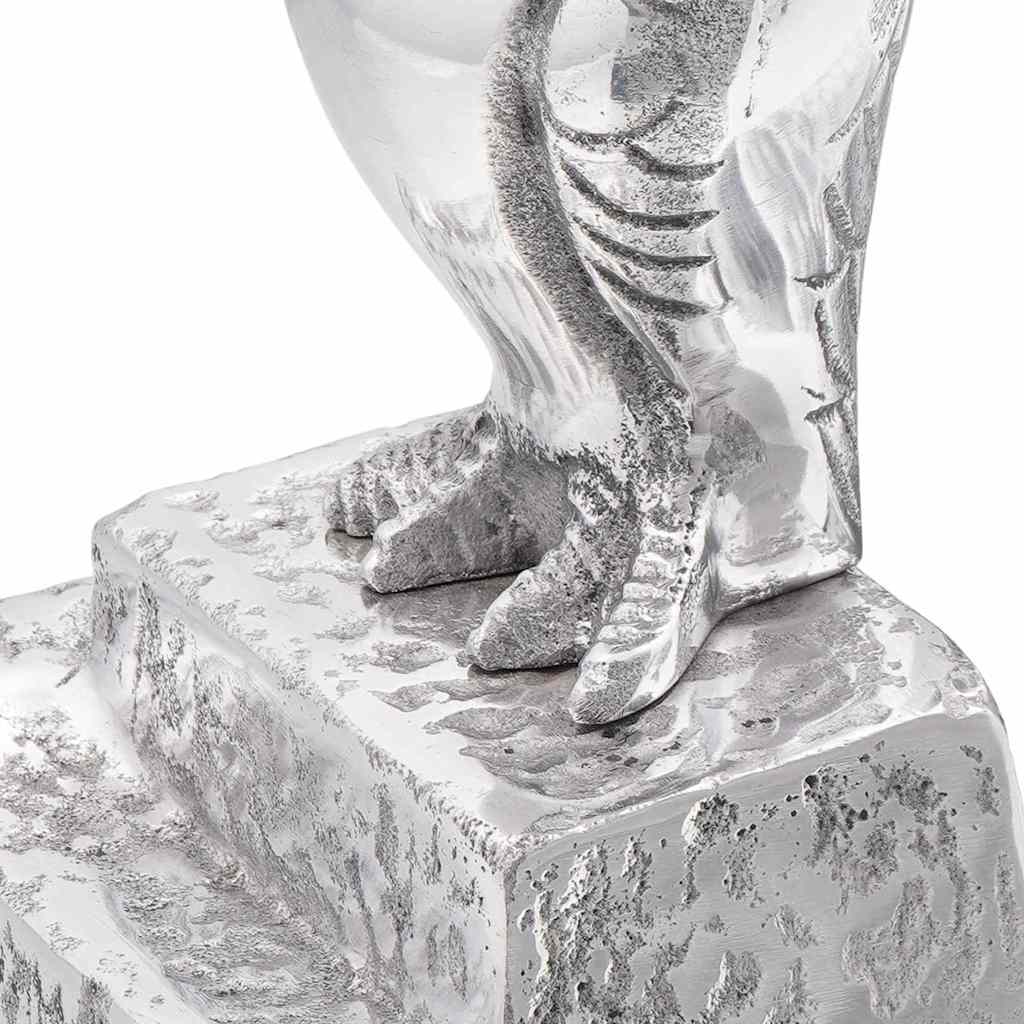 Könyvtámaszok 2 pcs Ezüst 12 x 9 x 19 cm Alumínium