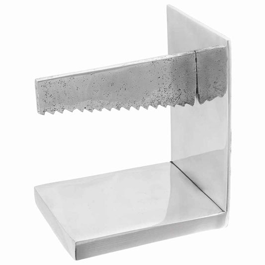 Könyvtámaszok 2 db Ezüst 11 x 14 x 17,5 cm Alumínium