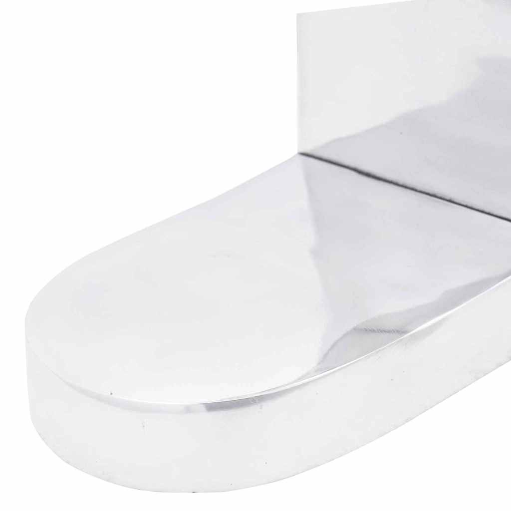 Könyvtámaszok 2 pcs Ezüst 17 x 15 x 27 cm Alumínium