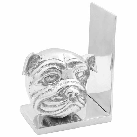 Könyvtámaszok 2 db Ezüst 8 x 12 x 16,5 cm Alumínium