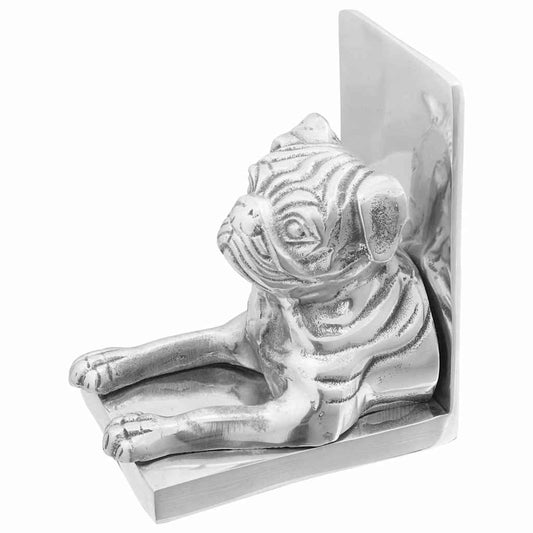 Könyvtámaszok 2 db Ezüst 12 x 15 x 18 cm Alumínium