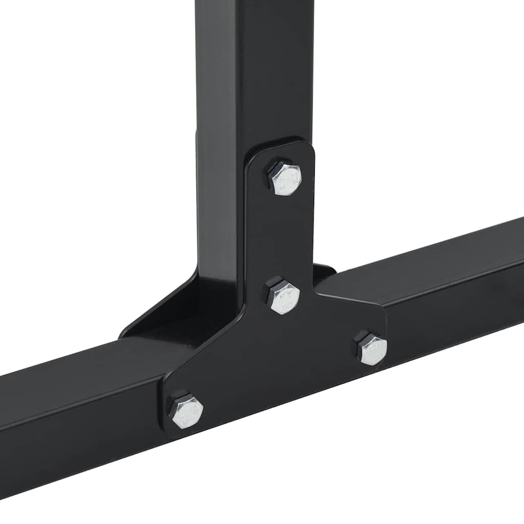 Lepedő állomás 2 db Fekete 55 x 90 x 104.5 cm Porszórt acél