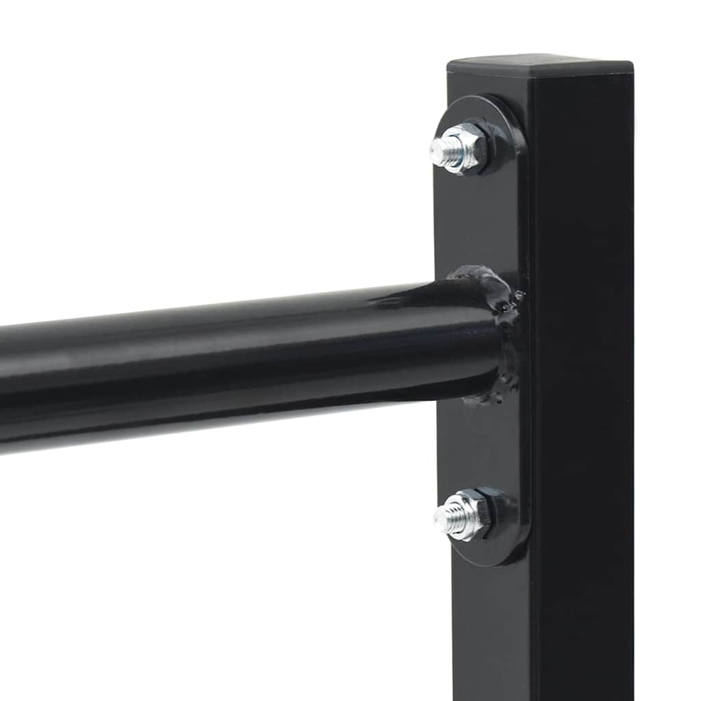 Lepedő állomás 2 db Fekete 55 x 90 x 104.5 cm Porszórt acél
