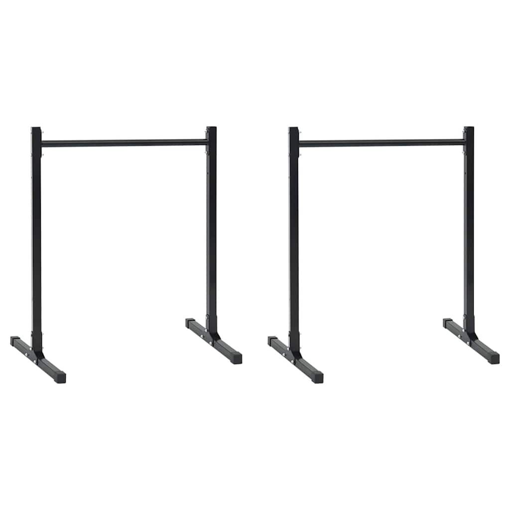 Lepedő állomás 2 db Fekete 55 x 90 x 104.5 cm Porszórt acél