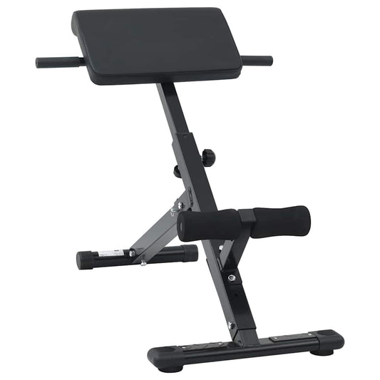 Hyperextension pad Fekete 100,5 x 70 x 78 cm Porszórt acél