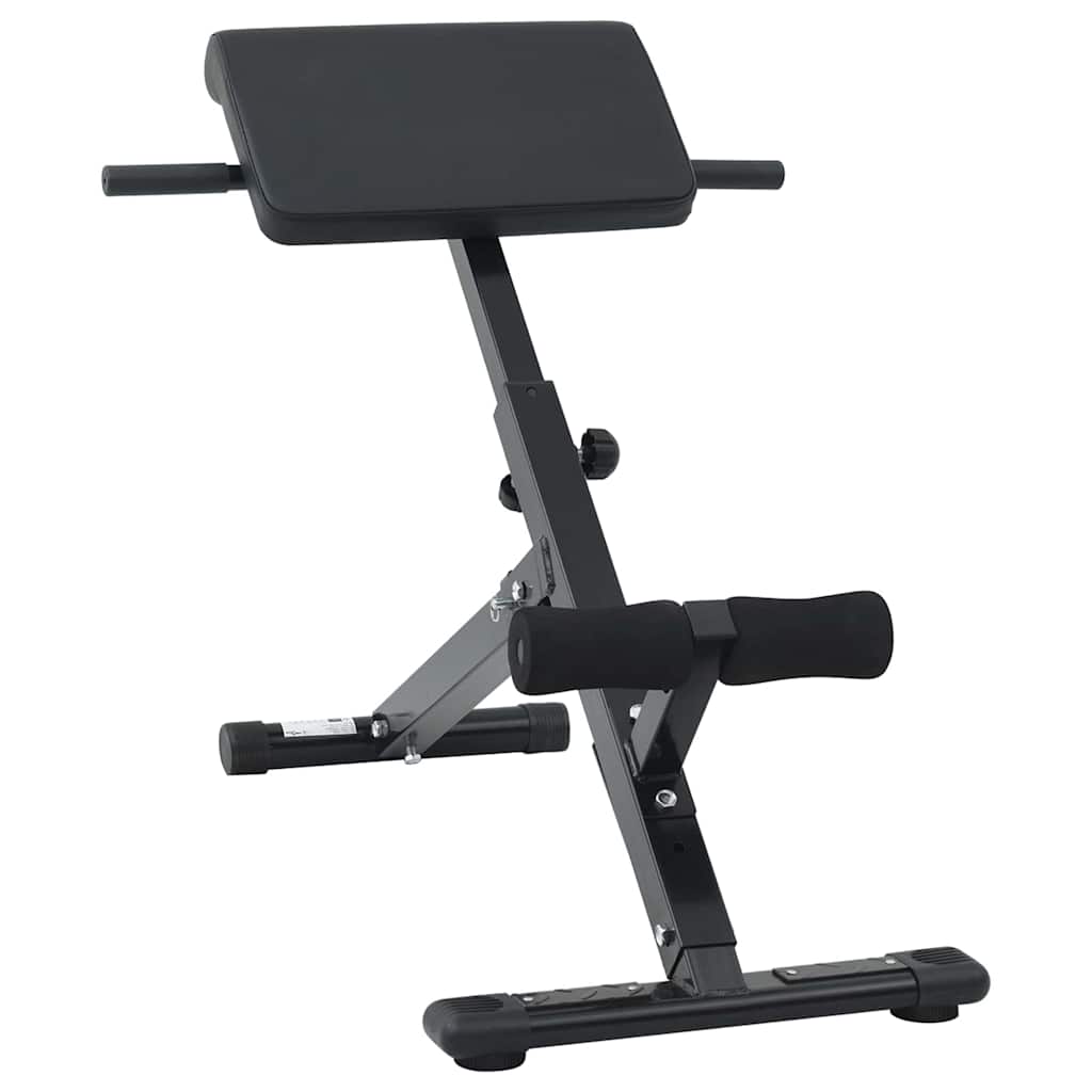 Hyperextension pad Fekete 100,5 x 70 x 78 cm Porszórt acél