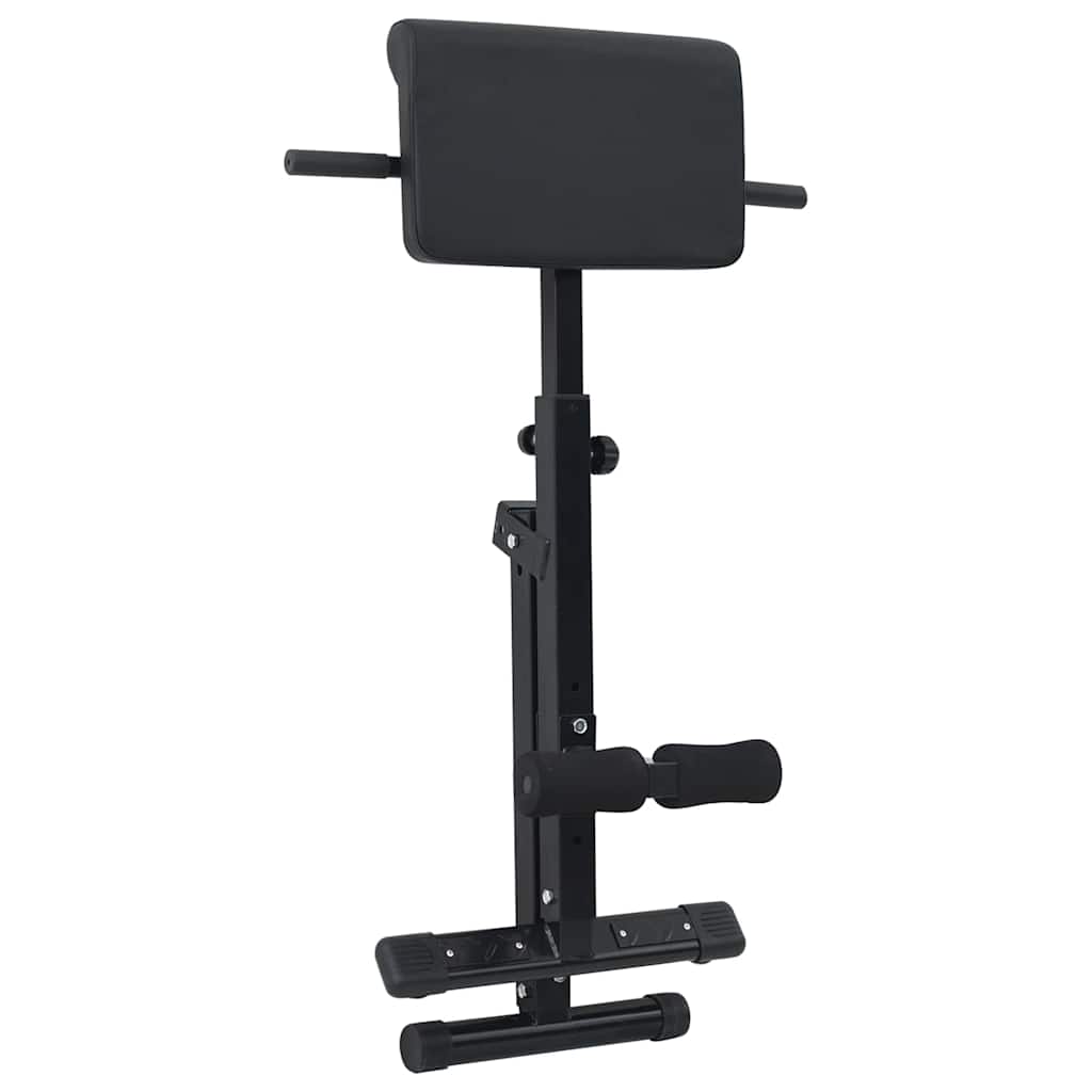 Hyperextension pad Fekete 100,5 x 70 x 78 cm Porszórt acél