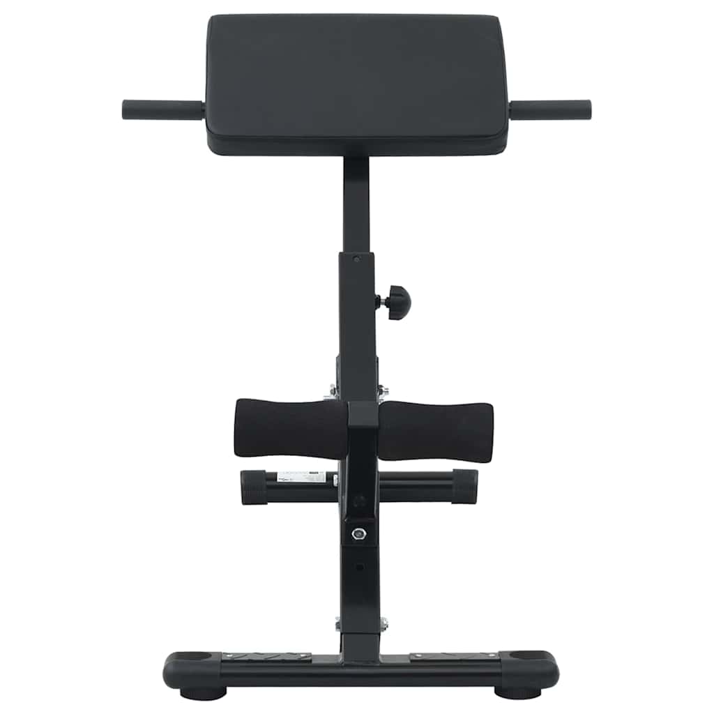 Hyperextension pad Fekete 100,5 x 70 x 78 cm Porszórt acél