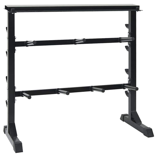 Súlyzó Állvány Fekete 99 x 45 x 95,5 cm Porszórt acél