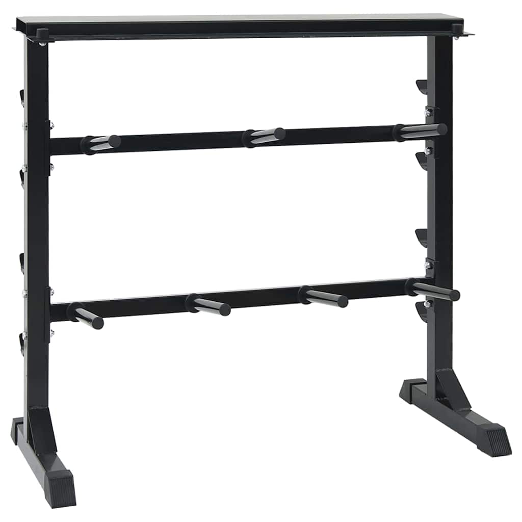 Súlyzó Állvány Fekete 99 x 45 x 95,5 cm Porszórt acél