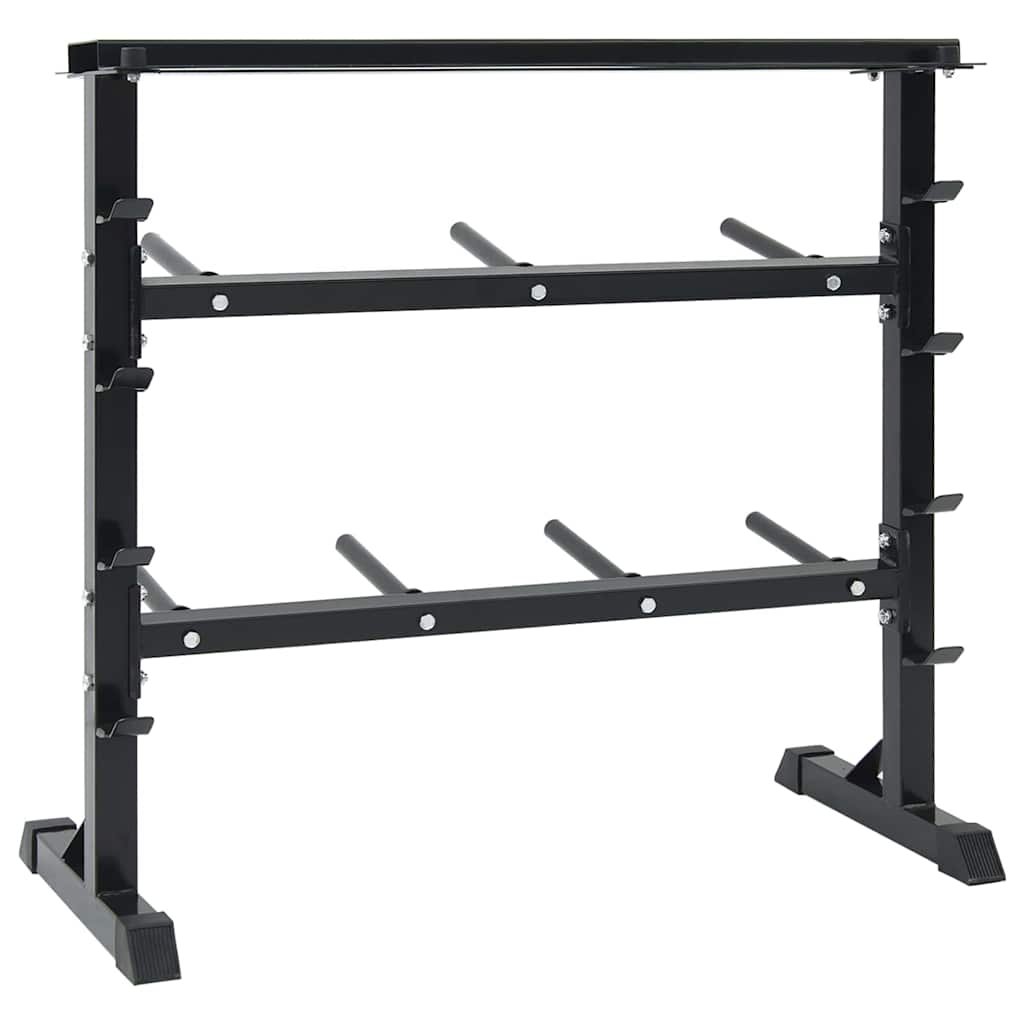 Súlyzó Állvány Fekete 99 x 45 x 95,5 cm Porszórt acél