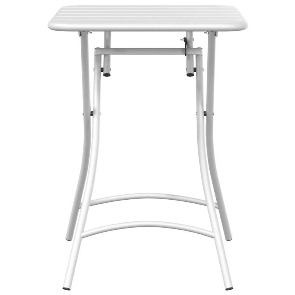 Bisztróasztal Fehér 55 x 55 x 72,5 cm Porfestett acél