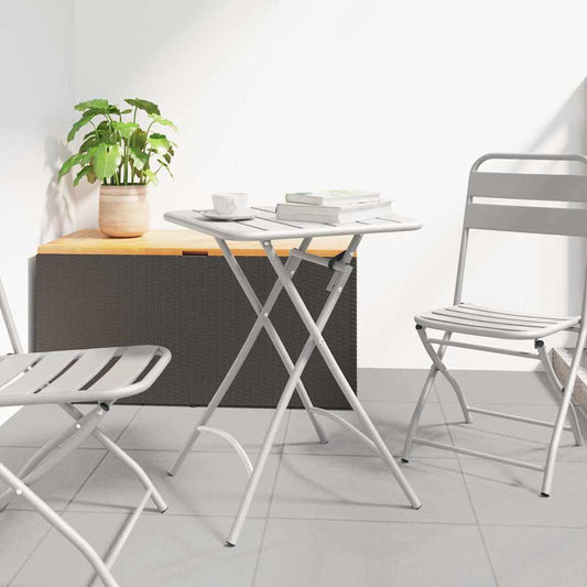 Bisztróasztal Bézs 55 x 55 x 72,5 cm Porfestett acél