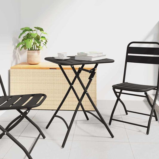 Bisztróasztal Antracit 55 x 55 x 72,5 cm Porfestett acél
