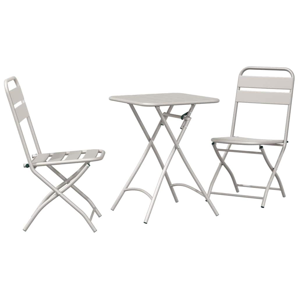 Bisztró készlet 3 pcs Bézs Acél