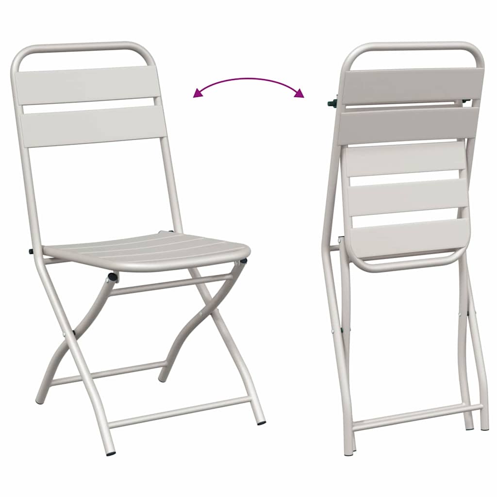 Bisztró készlet 3 pcs Bézs Acél