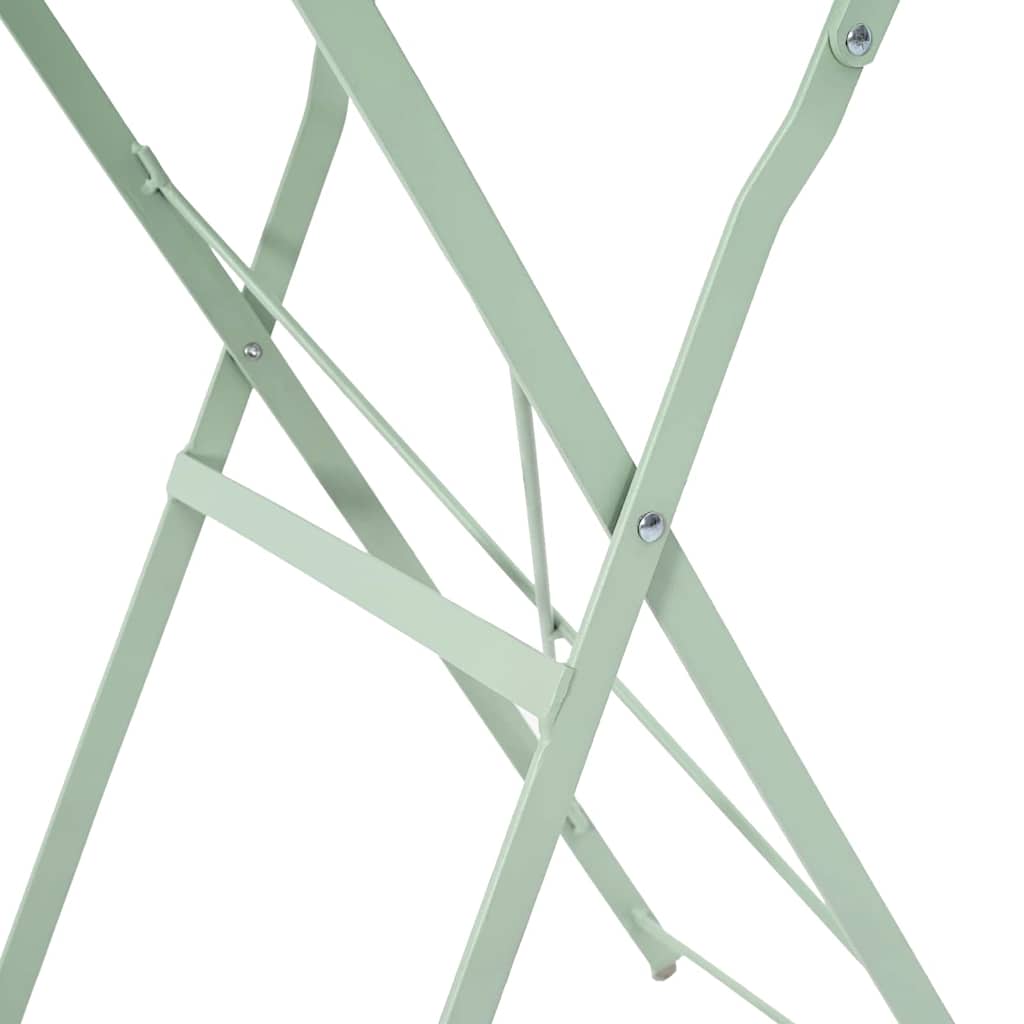 Bisztróasztal Világos menta Ø 50 x 71 cm Porfestett acél