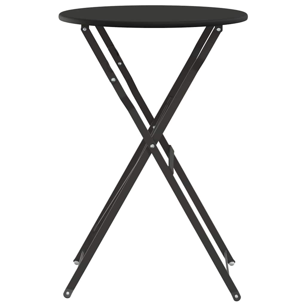 Bisztróasztal Antracit Ø 50 x 71 cm Porfestett acél
