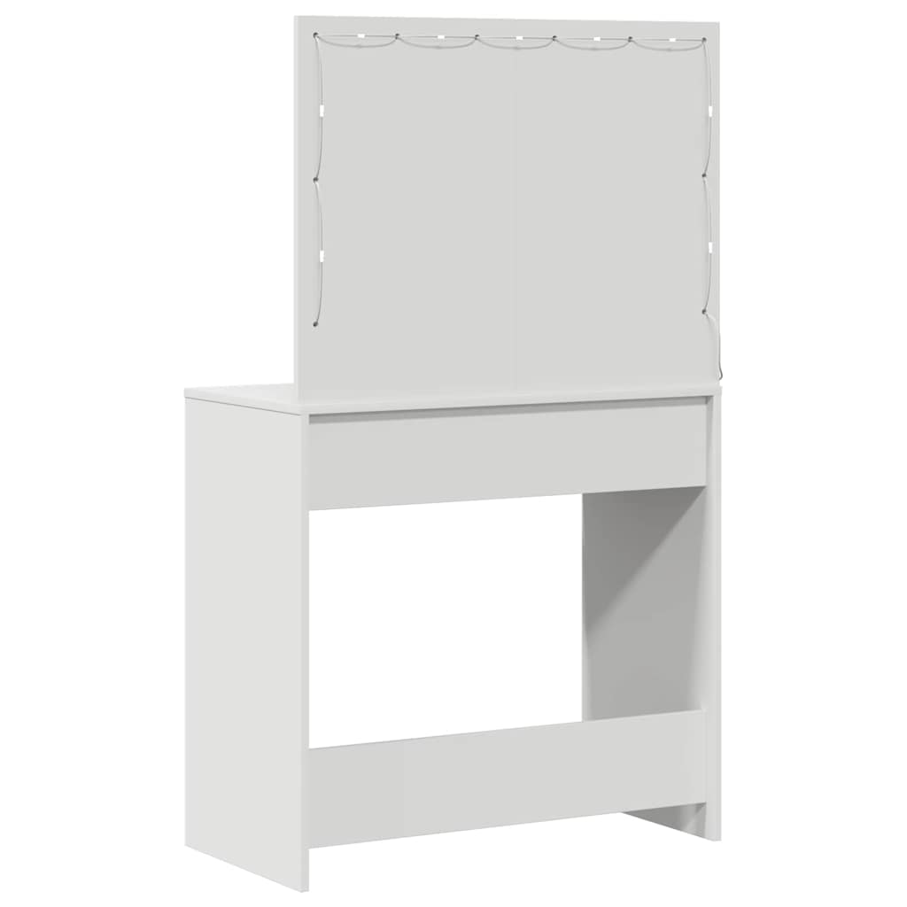 Öltözködőasztal Fehér 78,5 x 41 x 135 cm Szerelt Fa