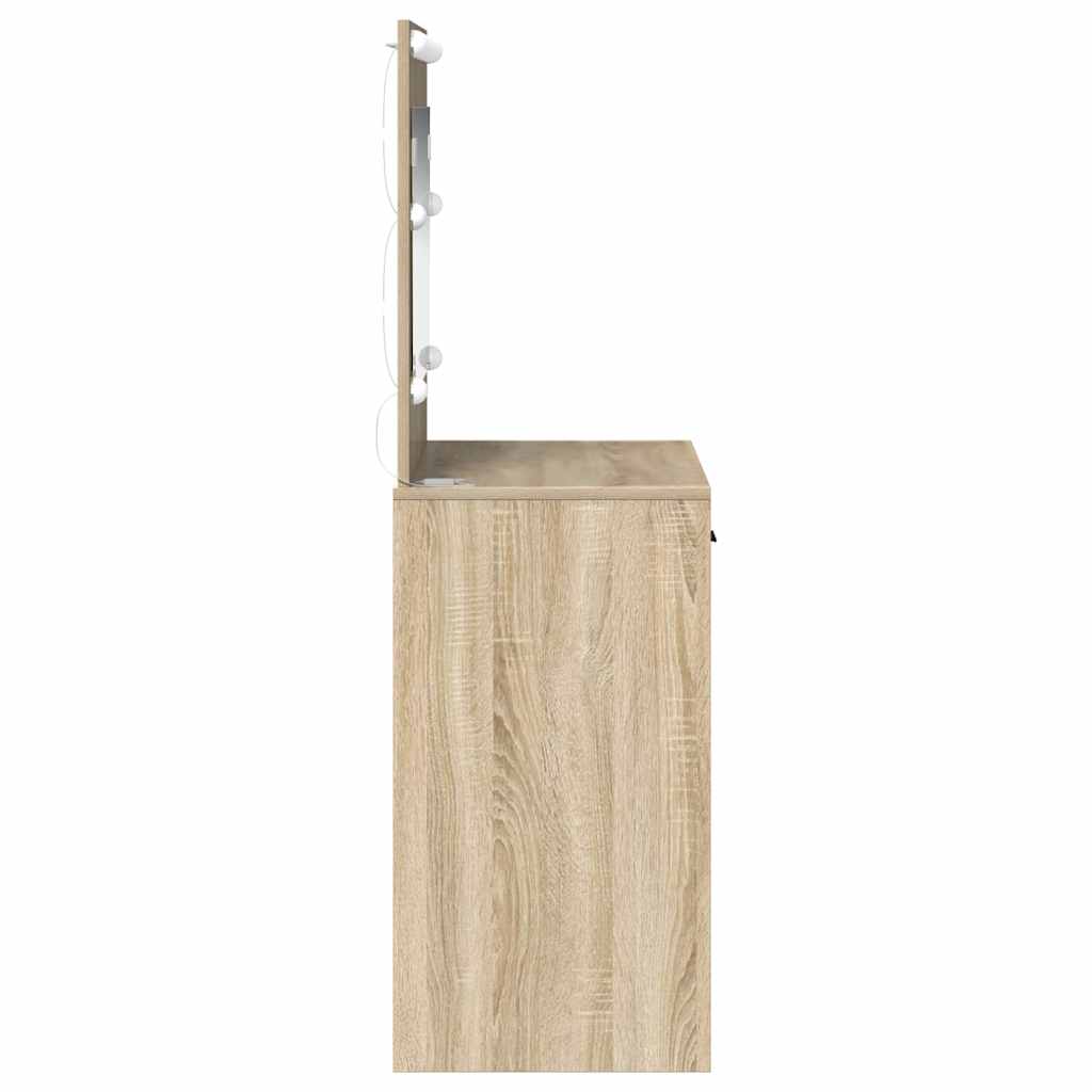 Öltözködőasztal Sonoma tölgy 78,5 x 41 x 135 cm Szerelt Fa