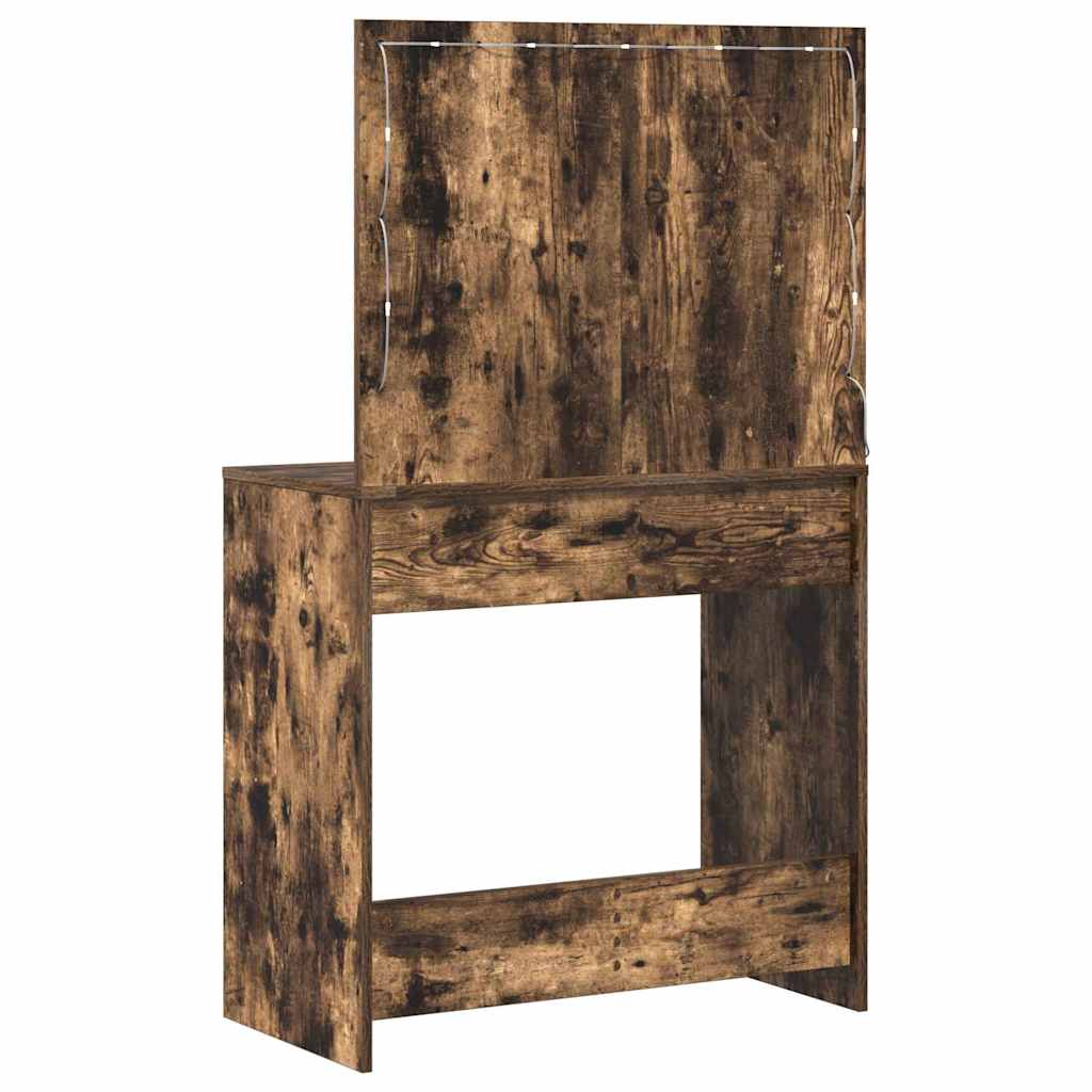 Öltözködőasztal Füstölt tölgy 78,5 x 41 x 135 cm Szerelt Fa