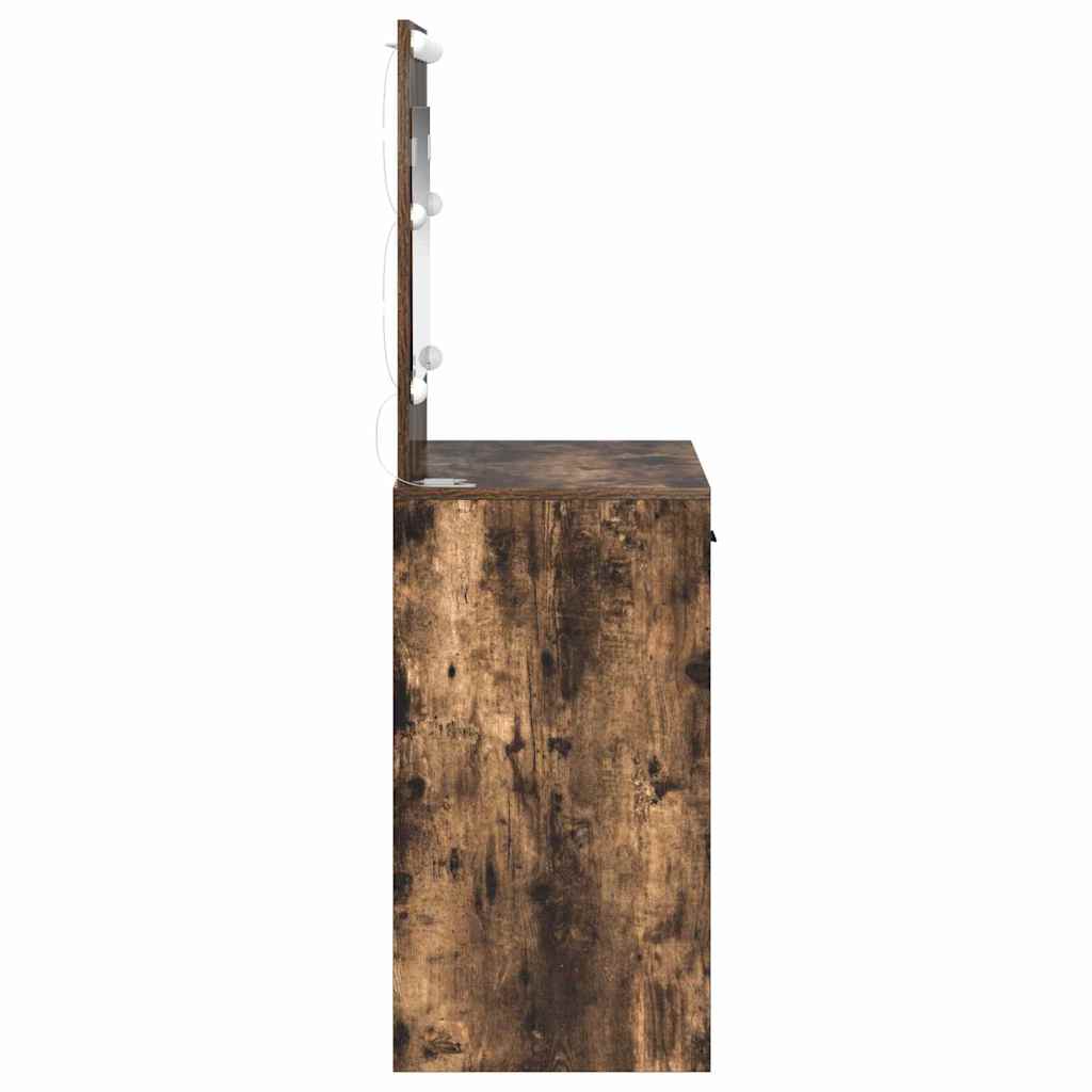 Öltözködőasztal Füstölt tölgy 78,5 x 41 x 135 cm Szerelt Fa