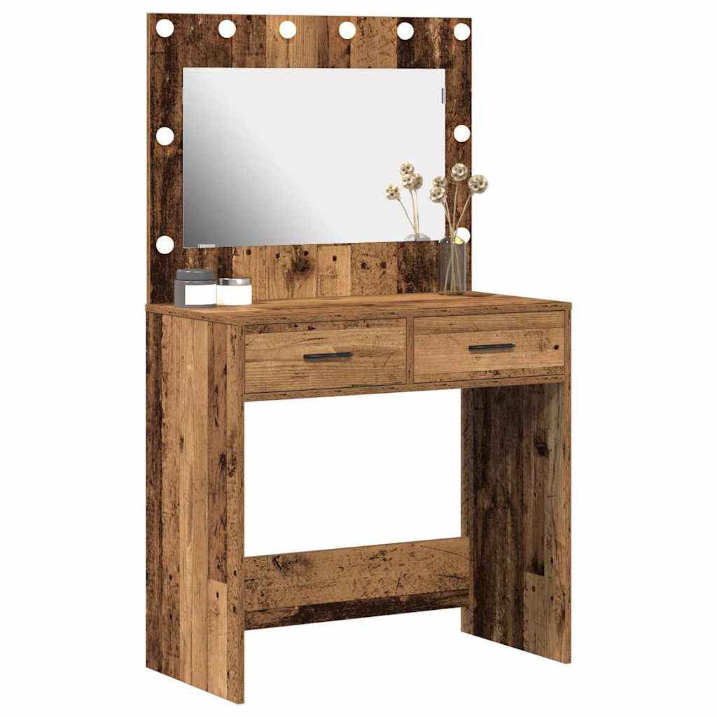Öltözködőasztal Öreg fa 78,5 x 41 x 135 cm Szerelt Fa
