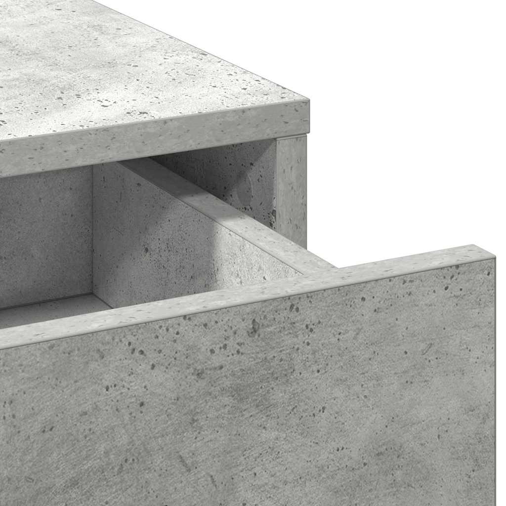 Magasfiú Beton szürke 40 x 41 x 135 cm Szerelt Fa