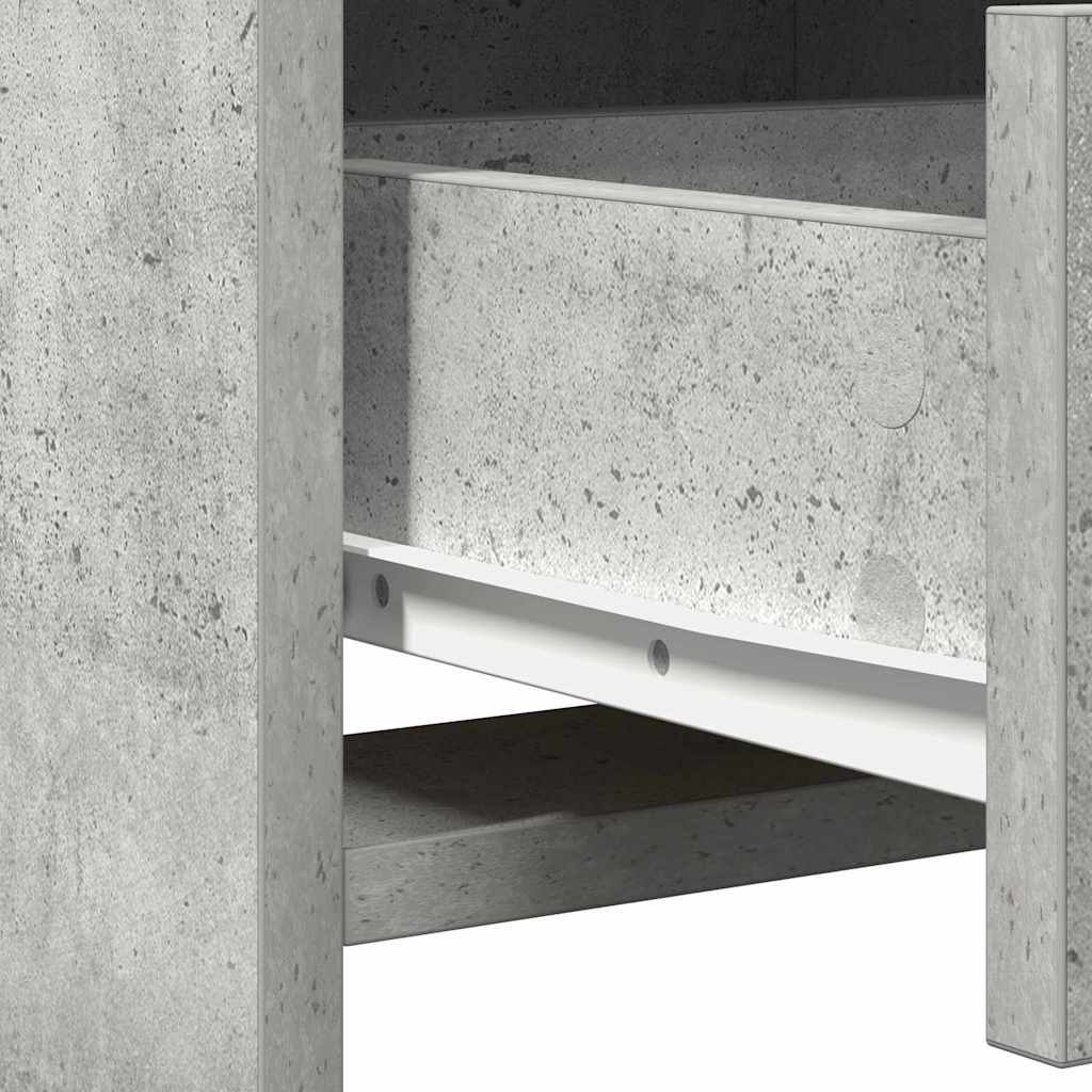 Magasfiú Beton szürke 40 x 41 x 135 cm Szerelt Fa