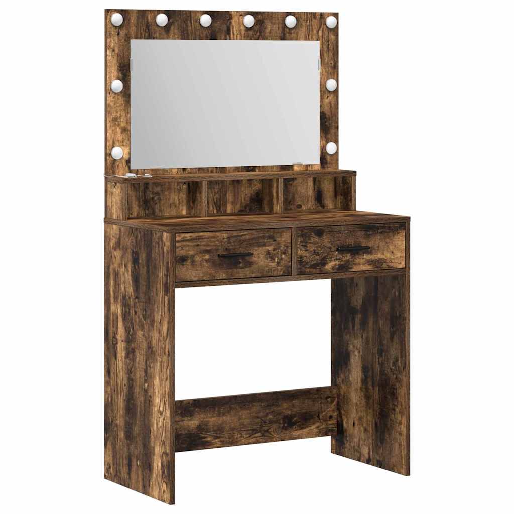 Öltözködőasztal Füstölt tölgy 79 x 41 x 135 cm Szerelt Fa