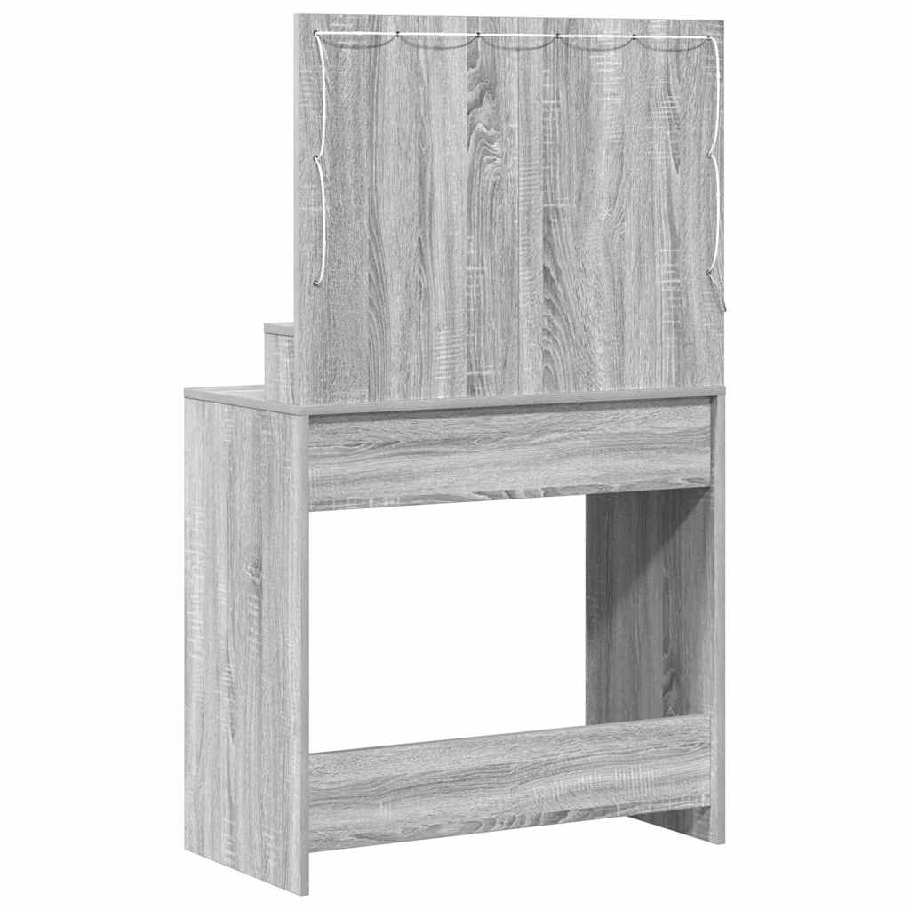 Öltözködőasztal Szürke Sonoma 79 x 41 x 135 cm Szerelt Fa