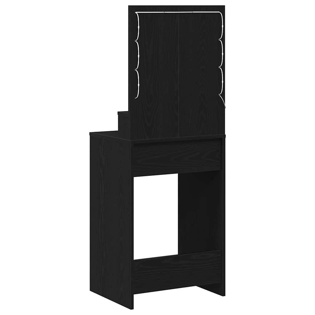 Öltözködőasztal Fekete tölgy 50 x 41 x 135 cm Szerelt Fa