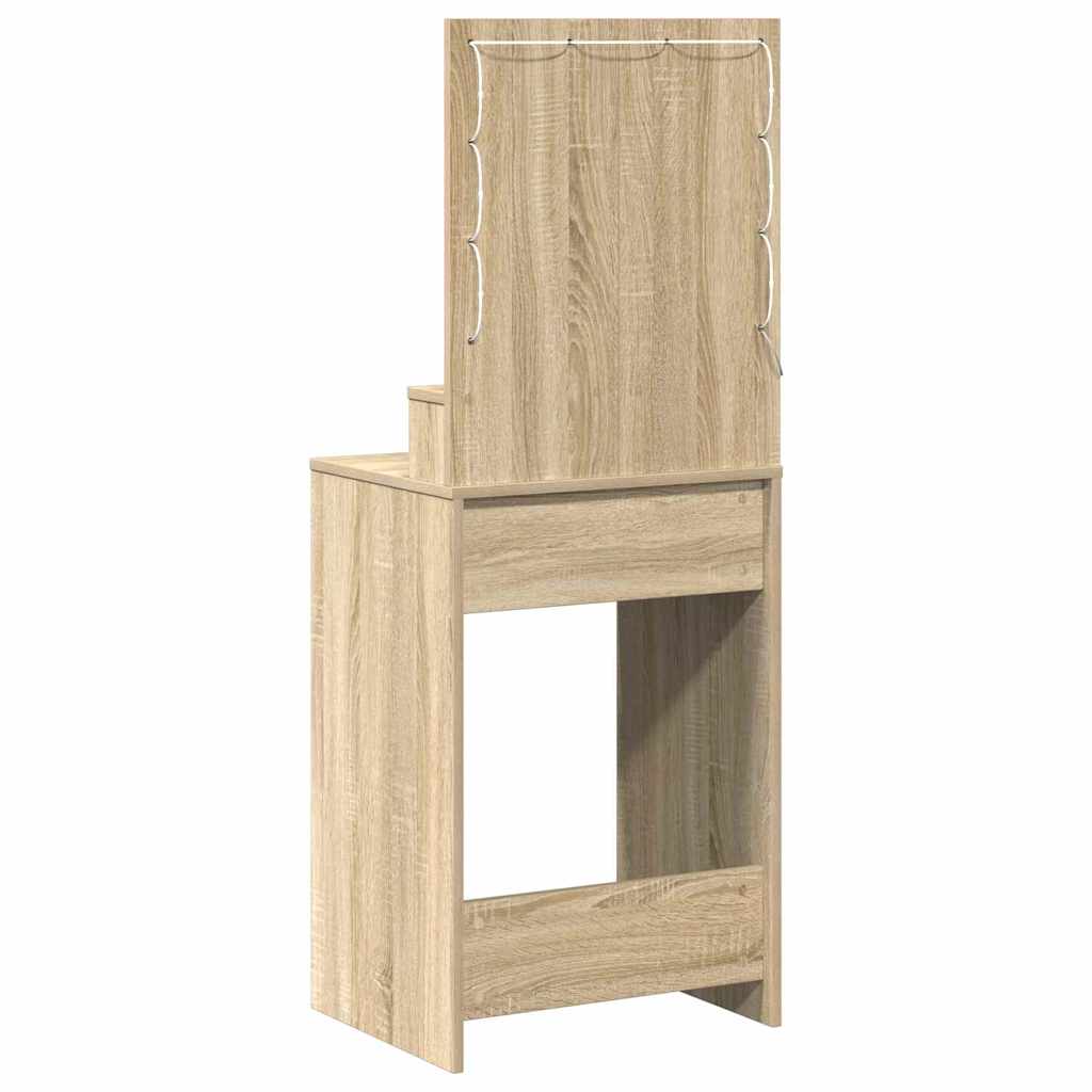 Öltözködőasztal Sonoma tölgy 50 x 41 x 135 cm Szerelt Fa