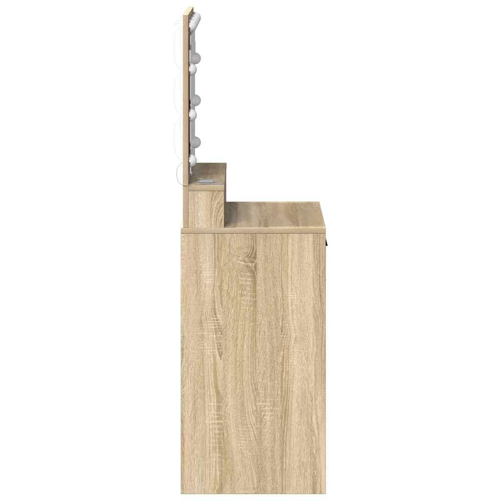 Öltözködőasztal Sonoma tölgy 50 x 41 x 135 cm Szerelt Fa