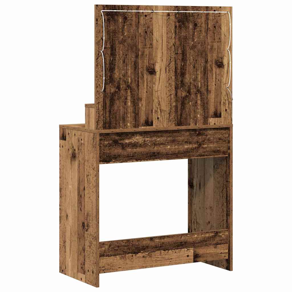 Öltözködőasztal Öreg fa 75,5 x 41 x 135 cm Szerelt Fa