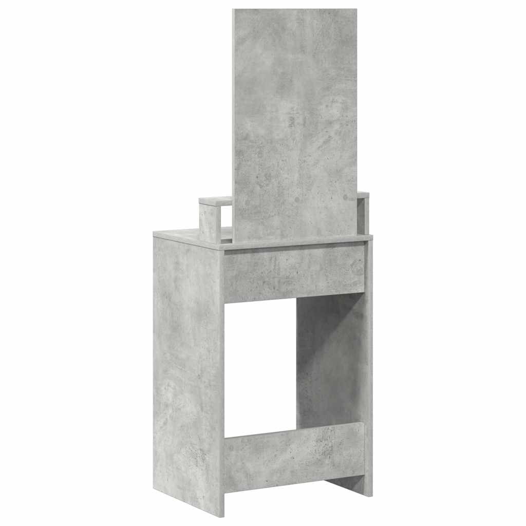 Öltözködőasztal Beton Szürke 50 x 41 x 140 cm Szerelt Fa