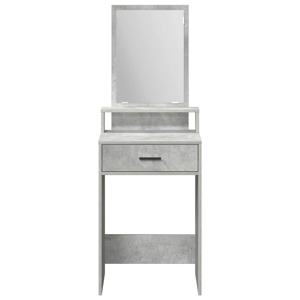 Öltözködőasztal Beton Szürke 50 x 41 x 140 cm Szerelt Fa