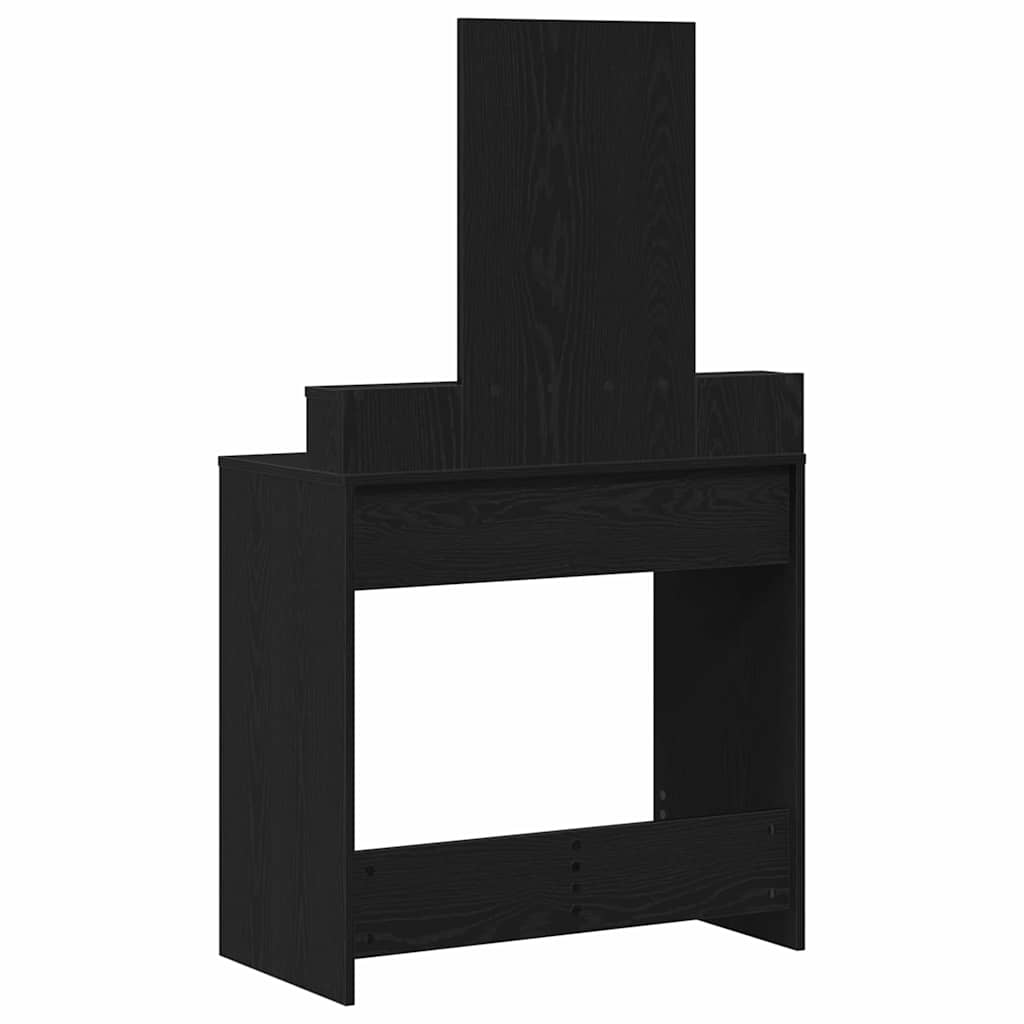 Öltözködőasztal Fekete tölgy 79 x 41 x 140 cm Szerelt Fa