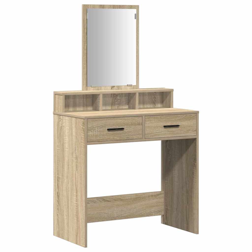 Öltözködőasztal Sonoma tölgy 79 x 41 x 140 cm Szerelt Fa