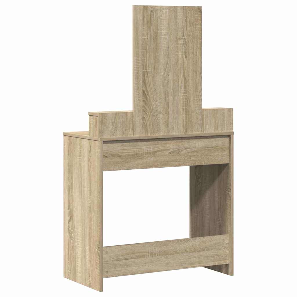 Öltözködőasztal Sonoma tölgy 79 x 41 x 140 cm Szerelt Fa