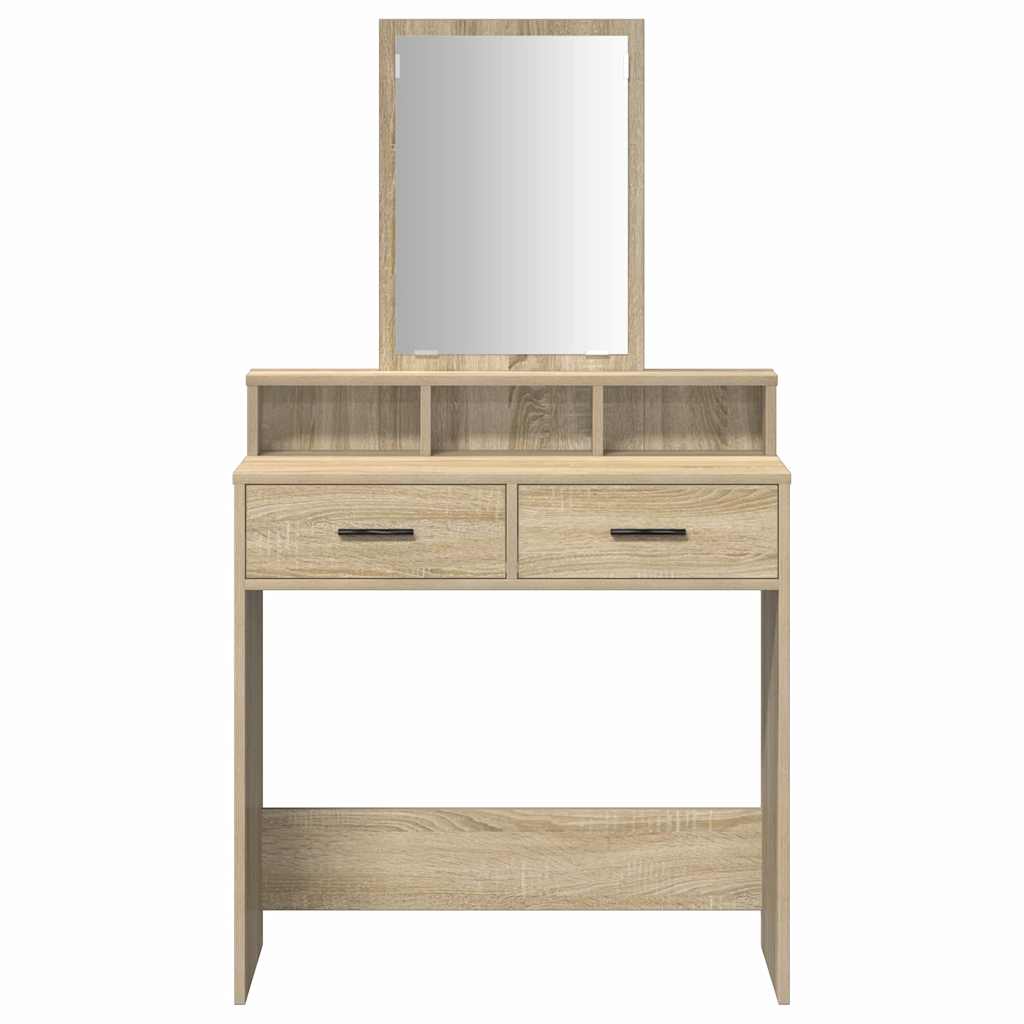 Öltözködőasztal Sonoma tölgy 79 x 41 x 140 cm Szerelt Fa