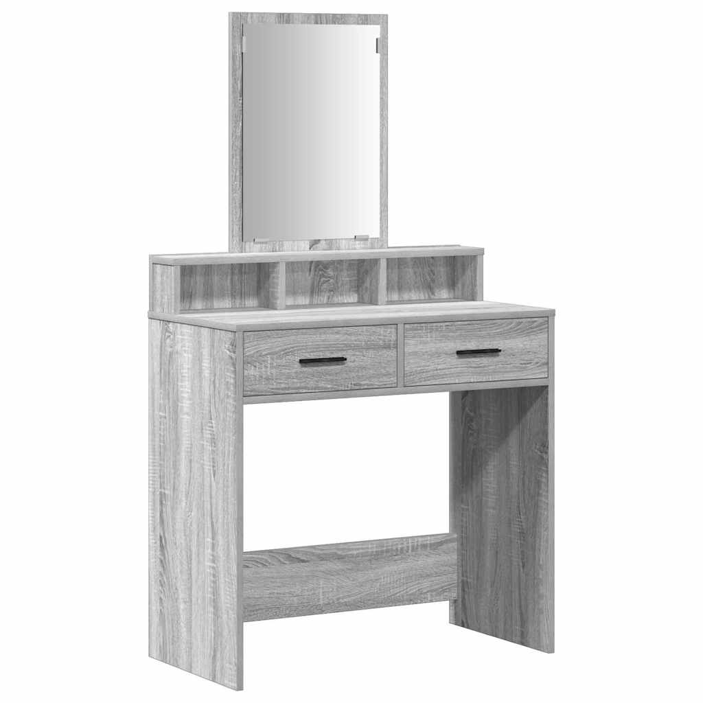 Öltözködőasztal Szürke Sonoma 79 x 41 x 140 cm Szerelt Fa
