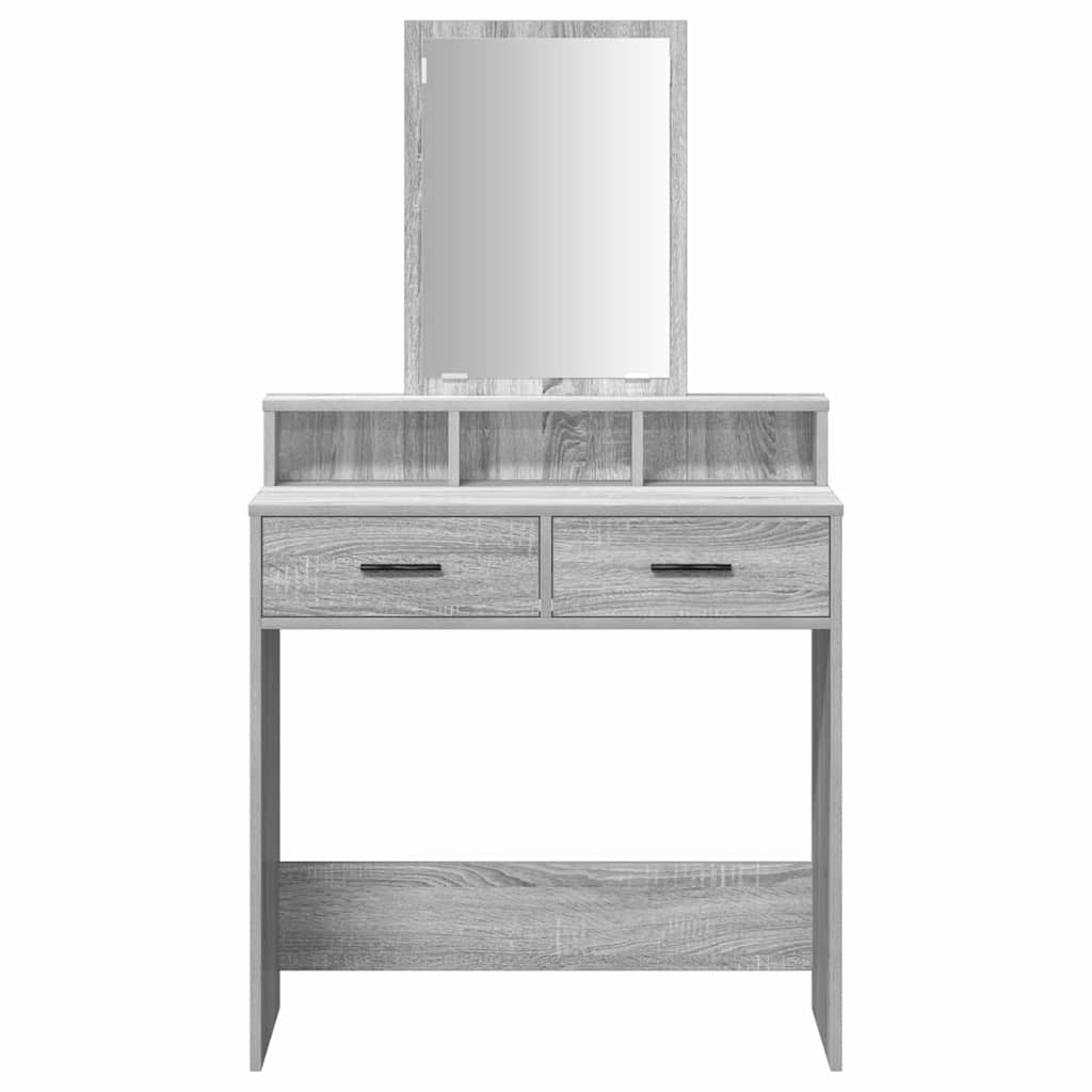 Öltözködőasztal Szürke Sonoma 79 x 41 x 140 cm Szerelt Fa