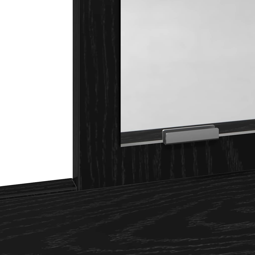 Öltözködőasztal Fekete tölgy 100 x 41 x 140 cm Szerelt Fa