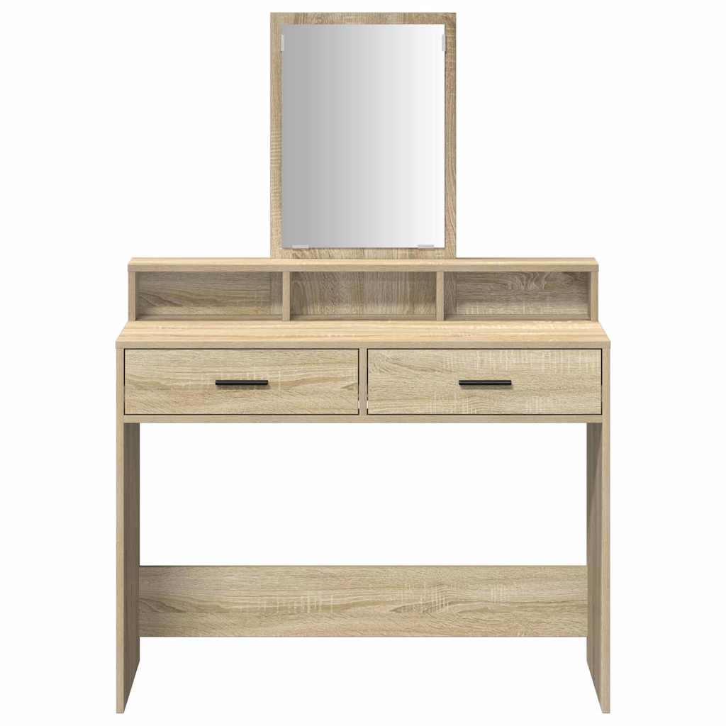 Öltözködőasztal Sonoma tölgy 100 x 41 x 140 cm Szerelt Fa