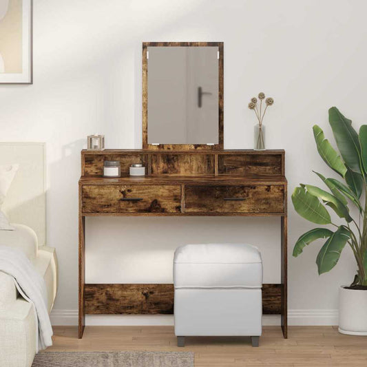 Öltözködőasztal fiókkal Füstölt tölgy 100 x 41 x 140 cm Faanyag