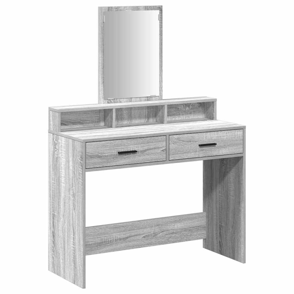 Öltözködőasztal Szürke Sonoma 100 x 41 x 140 cm Szerelt Fa