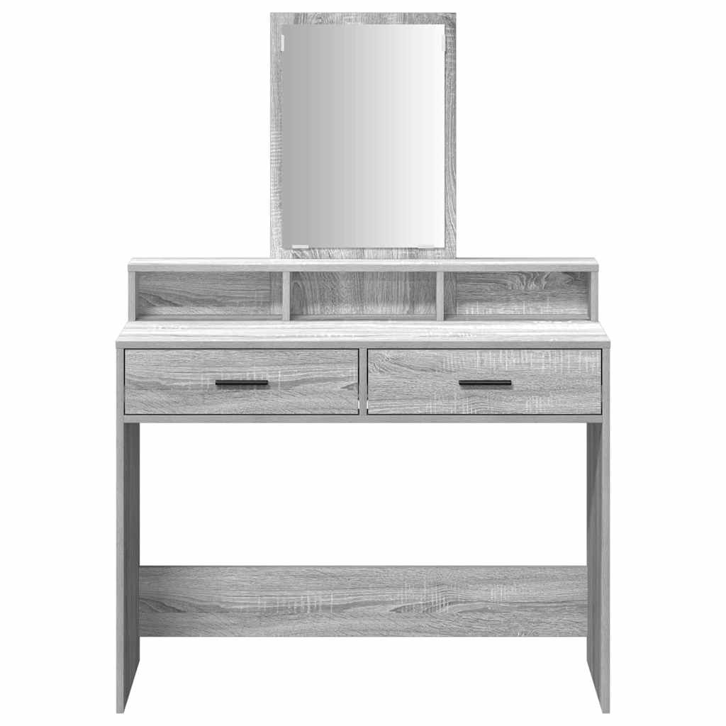 Öltözködőasztal Szürke Sonoma 100 x 41 x 140 cm Szerelt Fa