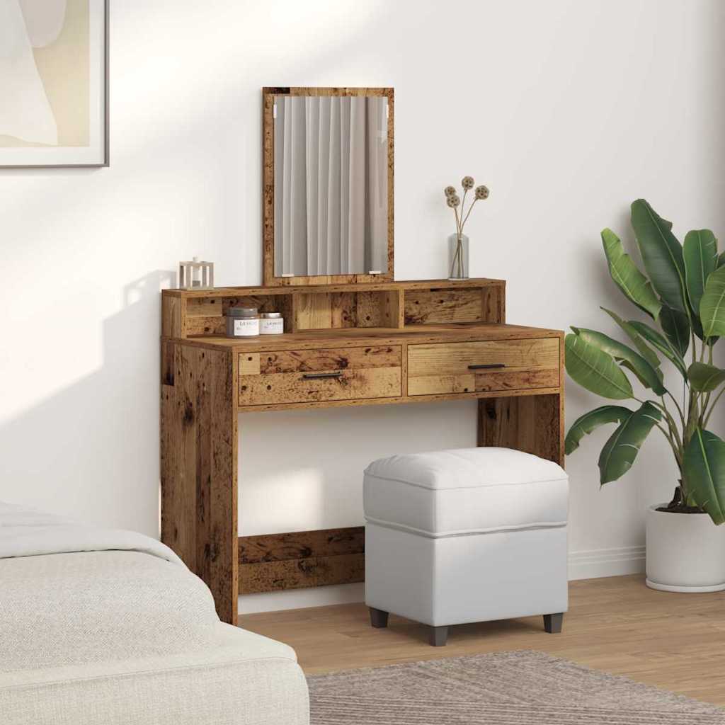Öltözködőasztal Öreg fa 100 x 41 x 140 cm Szerelt Fa