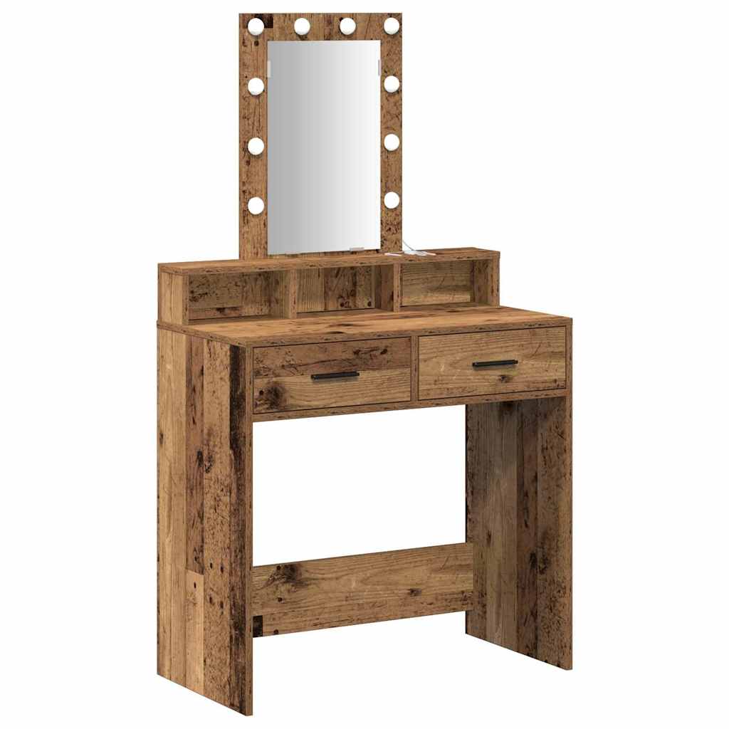 Öltözködőasztal Barna 79 x 41 x 140 cm Szerelt Fa